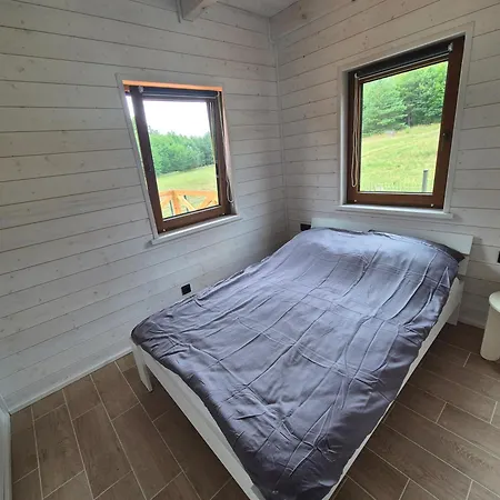 W Skolitach بيت خشبي *